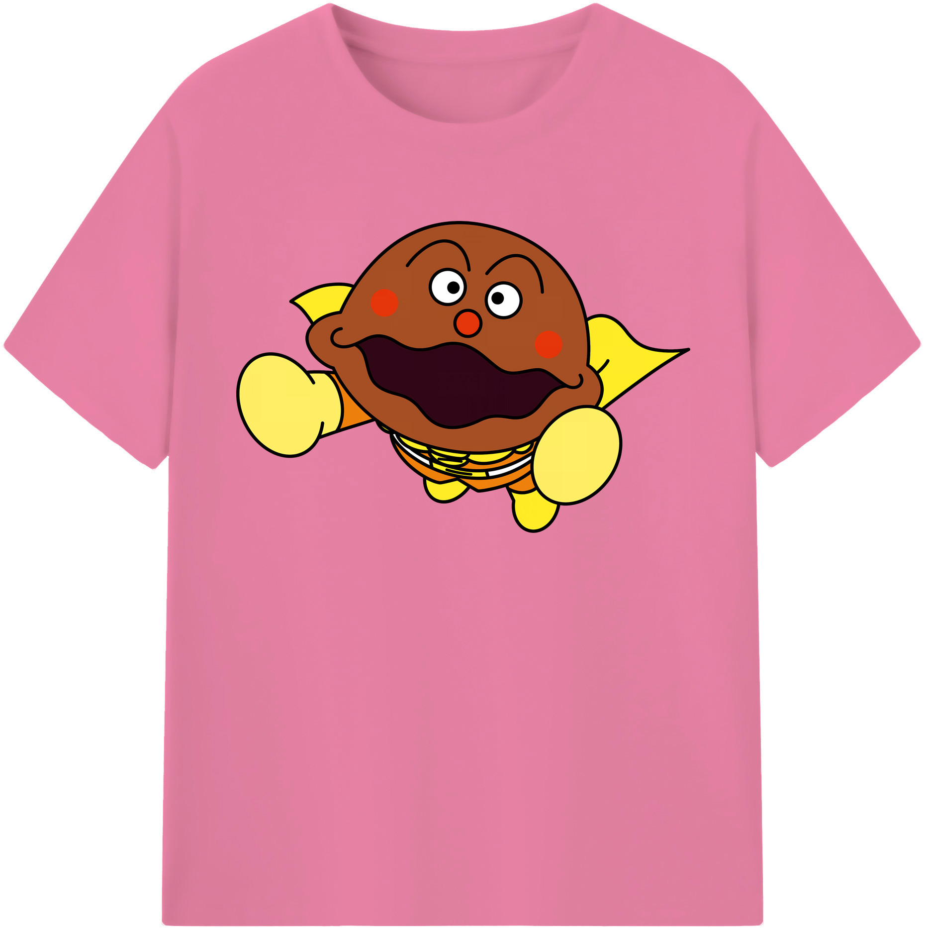 （画像用） アンパンマン Anpanman 綿100％半袖Tシャツ（フロントプリント）